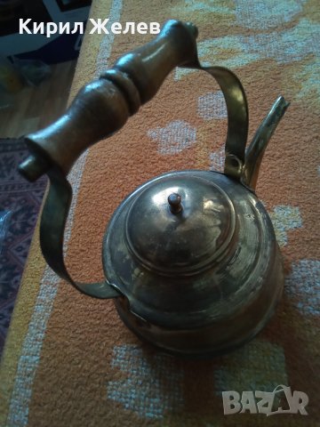Чайник ALBANIA стар Бронзов РЪЧНА ИЗРАБОТКА 42533, снимка 3 - Колекции - 43785757