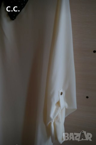 Нова туника с яка с мъниста, размер М, 7 лв, снимка 3 - Туники - 27386387