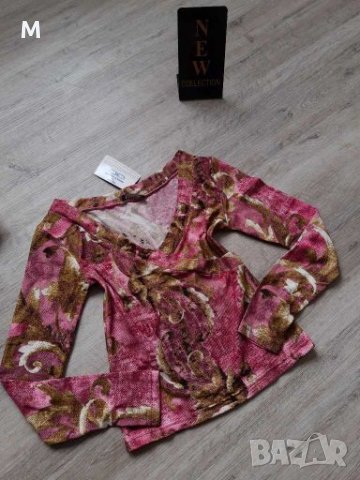 Нова колекция розова блузка на намаление, снимка 1 - Блузи с дълъг ръкав и пуловери - 27800674