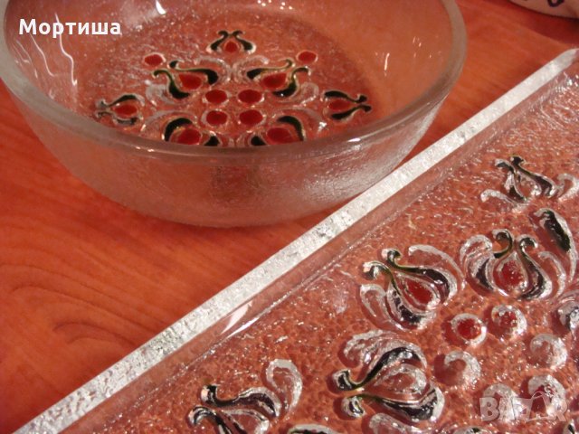 великолепен  немски сет ръчно изработен от стъкло , снимка 5 - Сервизи - 27945515