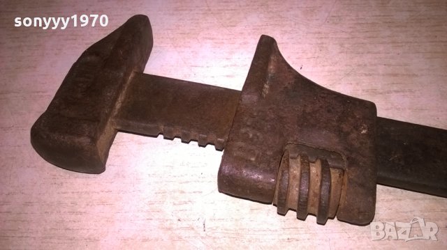 fahr-марков раздвижен ключ/чук-24х7см-внос швеицария, снимка 2 - Ключове - 27197821