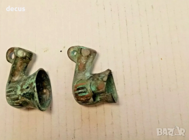 Две бронзови лули за пушене–Османска империя, XVIII–XIX век, снимка 8 - Антикварни и старинни предмети - 51462632
