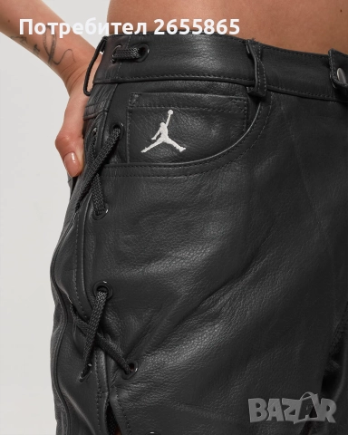 NIKE JORDAN дамски кожен панталон , снимка 4 - Панталони - 52231207