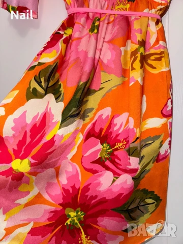Рокля Orange Bloom AVIN Размер: S, снимка 13 - Рокли - 51001249