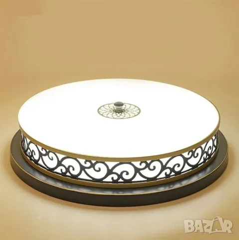 Полилеи, лед LED Антично черно злато Железен детска трапезария спалня