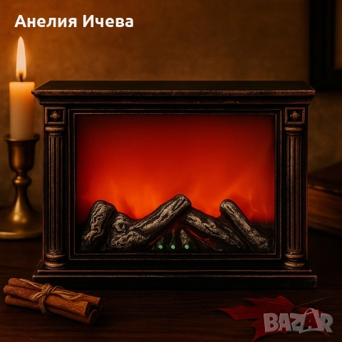 LED камина с ефект на тлеещи въглени, снимка 3 - Други - 51924677