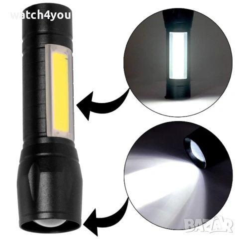 НОВ LED ФЕНЕР ДЖОБНО ФЕНЕРЧЕ ФЕНЕРИ FLASHLIGHT FENERCHE КОМПАС ОТ НЕРЪЖДАЕМА СТОМАНА.COMPASS КОМПАСИ, снимка 9 - Екипировка - 50499962