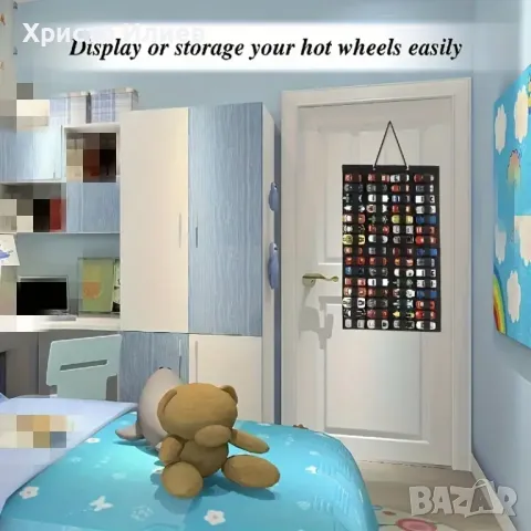 Органайзер за съхранение на метални коли Hot Wheels за 60 бр, снимка 3 - Коли, камиони, мотори, писти - 48025243