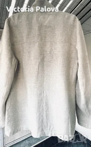 Риза от груб лен  BARDEHLE vintage , снимка 14 - Ризи - 47914671