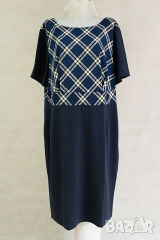 Тъмносиня рокля марка Setline - 4XL, снимка 2 - Рокли - 38328823