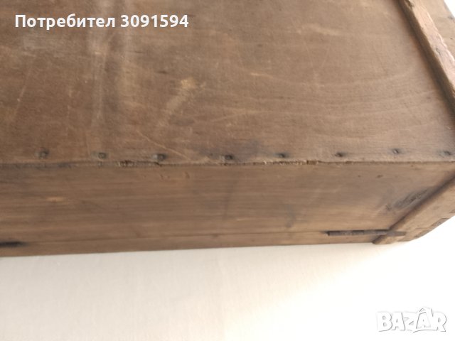 Стар автентичен дървен куфар , снимка 6 - Антикварни и старинни предмети - 43275057