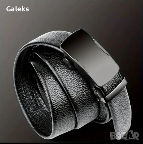 Мъжки официални колани с изчистена геометрия на катарамата в 3 версии!, снимка 5 - Колани - 53501693