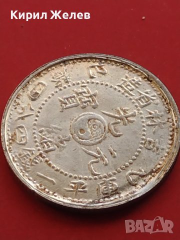 РЕПЛИКА КОПИЕ на стара сребърна Китайска монета перфектно състояние за КОЛЕКЦИОНЕРИ 41445, снимка 7 - Нумизматика и бонистика - 43165358