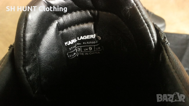 KARL LAGERFELD Размер EUR 43 / UK 9 естествена кожа 111-13-S, снимка 17 - Ежедневни обувки - 52228399