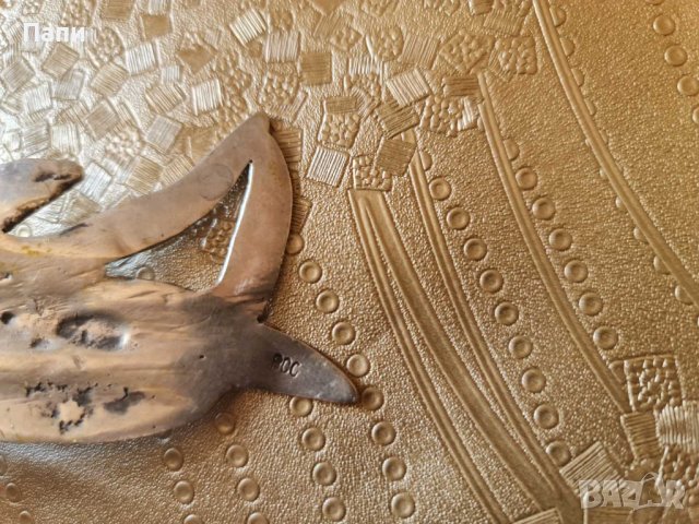 Сребърна фигура на фазан, снимка 12 - Антикварни и старинни предмети - 40664534