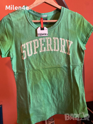 Super dry-нови оригинални тениски-зелено,жълто,оранжево , снимка 1 - Тениски - 36398773