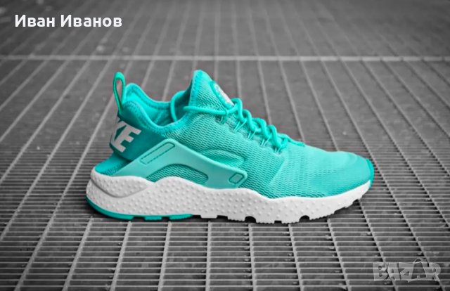 маратонки   Nike Air Huarache Run Ultra   Bright Turquoise номер 41, снимка 2 - Маратонки - 40634178