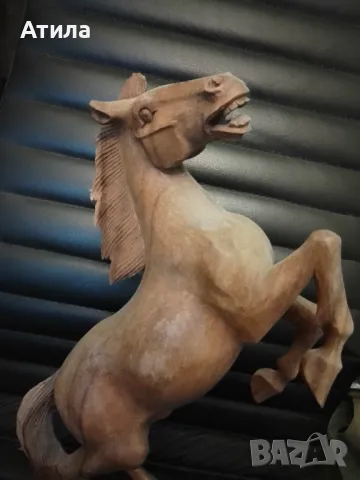 статуетка скулптура кон 43 см, снимка 5 - Статуетки - 48162990