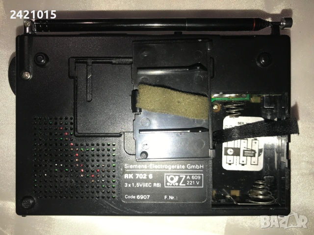 Радио Siemens RK 702, снимка 6 - Радиокасетофони, транзистори - 53046883