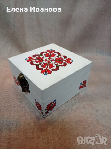 Ръчно изработена кутия с шевици, снимка 4 - Подаръци за жени - 39896543