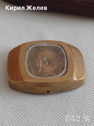 Стар мъжки часовник с позлатена рамка за части колекция 37186, снимка 3 - Други ценни предмети - 43895150