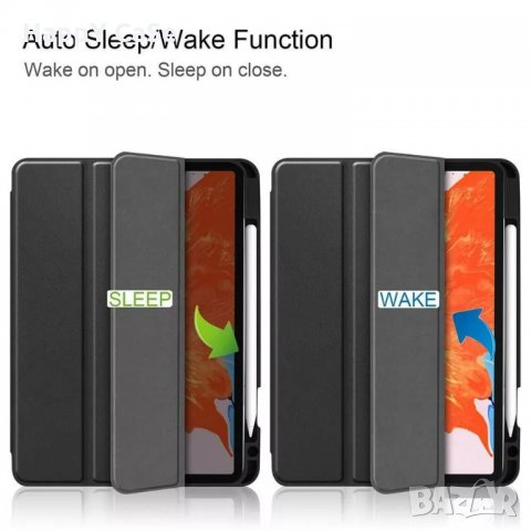 Apple iPad Pro 11 и 12.9 2022 / 2021 / 2020 / 2018 Кожен калъф смарт кейс за таблет, снимка 7 - Таблети - 28921134