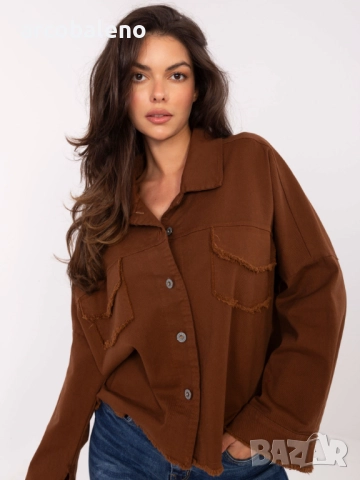 Дамско дънково яке с джобове, 4цвята , снимка 9 - Якета - 51747922