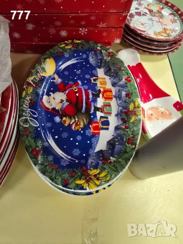 Коледни чинии , снимка 6 - Чинии - 38957345