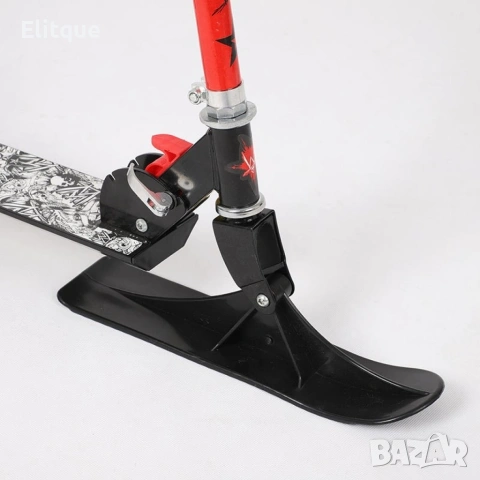 Детска тротинетка за пързаляне по сняг и каране по асфалт., снимка 7 - Скутери и тротинетки - 53389578