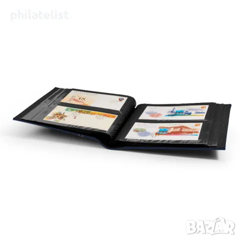 Leuchtturm - Ligatum Classic Албум за 200 FDC плика , дълъг формат с касета , снимка 2 - Филателия - 50278060