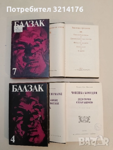 Балзак. Том 4. Избрани творби в 10 тома - Оноре дьо Балзак