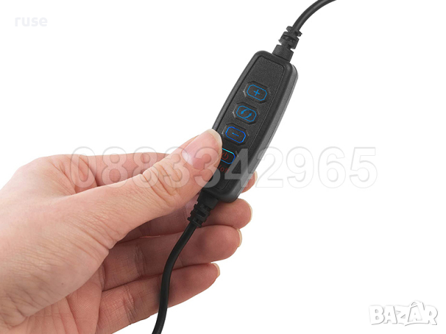 НОВИ! Селфи ринг лампа LED VLOGGING стойка за телефон 2в1, снимка 8 - Селфи стикове, аксесоари - 36502218