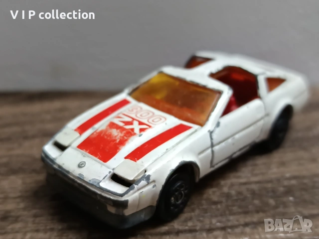 Majorette Nissan 300ZX Turbo, 1:62 Scale, No 214 White, RARE, 1980