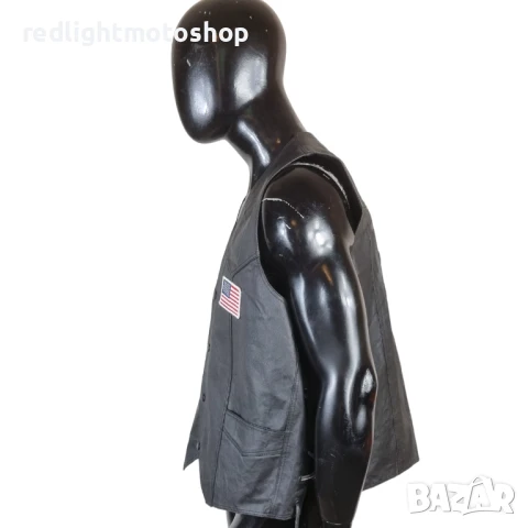 📌 5276 Extreme-Biker Кожен елек с връзки | Рокерия | КАТО НОВ | Размер 54 | 130 лв., снимка 3 - Аксесоари и консумативи - 50889205