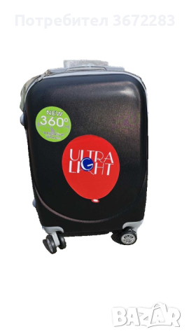 Куфар за ръчен багаж SUPER LIGHT 55x36x22: "360 градуса колела - различни цветове , снимка 4 - Куфари - 44844032