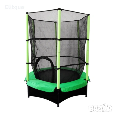 Мини батут с мрежа за безопасност – Компактен и забавен избор за деца, снимка 15 - Други стоки за дома - 53059900