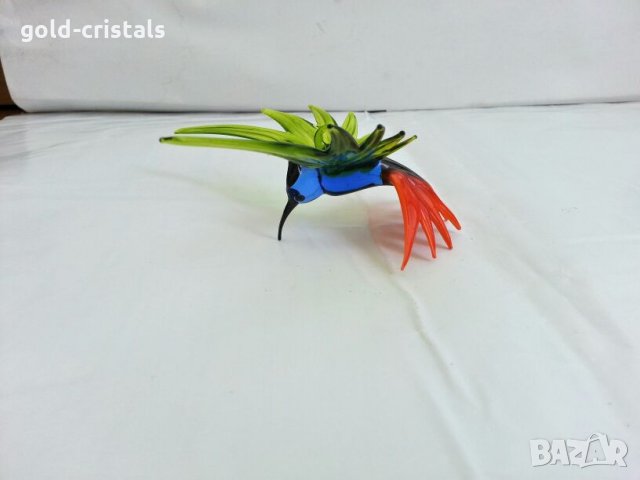 стъклена  птица тип  мурано, снимка 4 - Антикварни и старинни предмети - 26820455