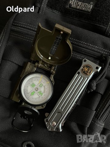 Сгъваем нож (flipper) във военен стил Linder Grey Arrow.  (337011), снимка 6 - Ножове - 39709056