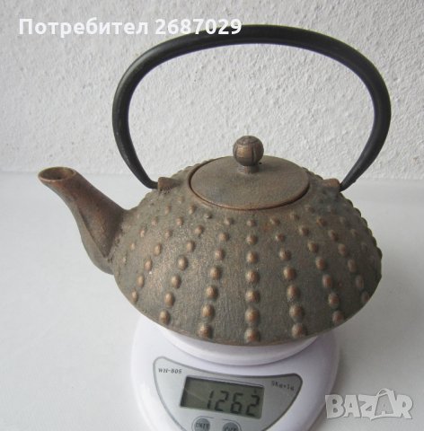 3 бр менчета и японски чайник, менче бакър съд метал, чайници, съд, снимка 3 - Антикварни и старинни предмети - 28924399