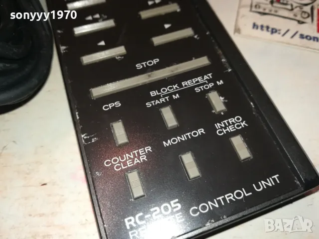 заявено!!! TEAC RC-205 REMOTE CONTROL-MADE IN JAPAN-ВНОС SWISS 0501251908, снимка 14 - Други - 48560744