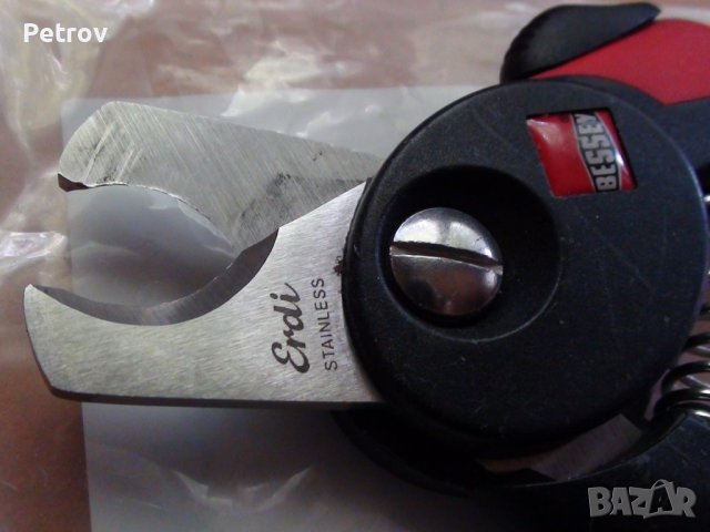 BESSEY Erdi - STAINLESS - Кабелни Ножици за рязане на многожилен кабел с диаметър до 10 mm !!GERMANY, снимка 5 - Клещи - 36661199