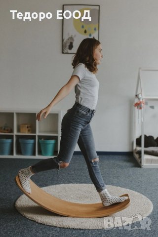 Баланс борд, Баланс Дъска Монтесори Balance board Дъска за балансиране, снимка 3 - Други игри - 43900740