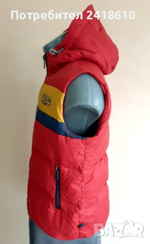 Replay Milano Hooded Down Vest Mens Size S / M ОРИГИНАЛ Мъжки Пухен Елек!, снимка 7 - Якета - 52775766