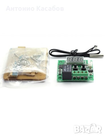 Дигитален термостат W1209 12V DC + СОНДА + КОРПУС, снимка 3 - Друга електроника - 43506551