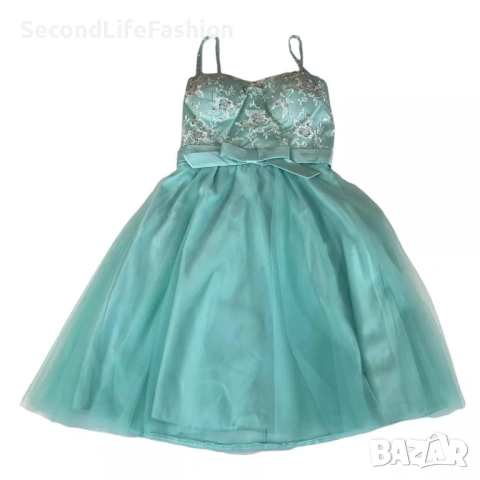 Официална  бална рокля с дантела мини, коктейлна размер M-L 