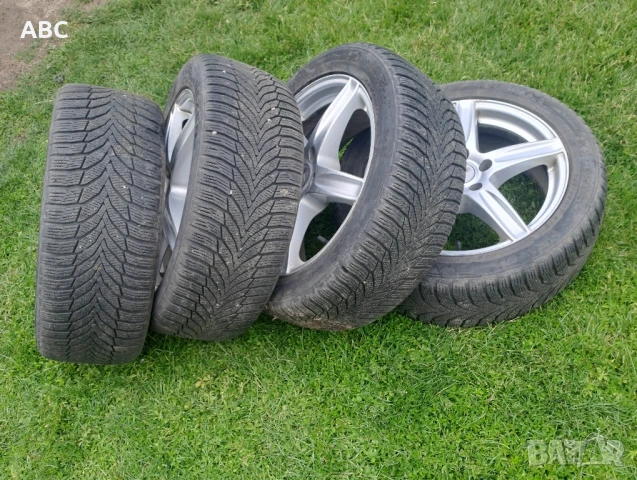Джанти 5×112 с гуми 235-45-17 , снимка 3 - Гуми и джанти - 50991295