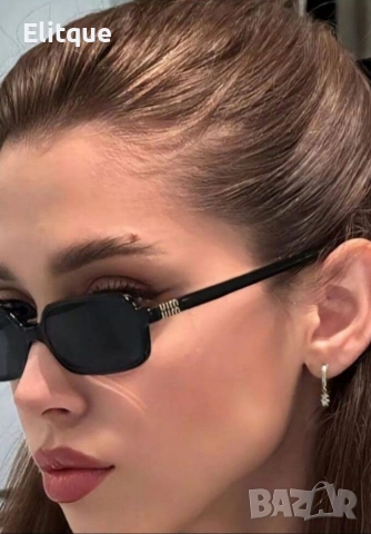 висококачествени очила с черен обикновен калъф и ув защита miu miu 