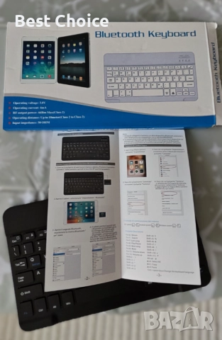Универсална Bluetooth мини ултра тънка Bluetooth клавиатура, снимка 4 - Клавиатури и мишки - 52869978