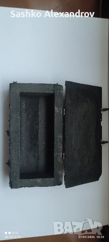 Античен мини сандък Burgo 1929 - реплика на сандъка на Ел Сид , Испания, снимка 2 - Антикварни и старинни предмети - 53016674