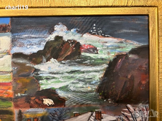 Красива рамкирана картина Г. Витанов , снимка 6 - Картини - 43642737